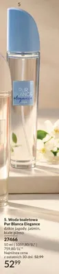 Woda toaletowa Pur Blanca Elegance dzikie jagody, jaśmin, białe piżmo promocja w AVON