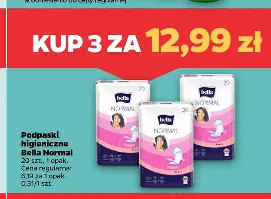 Podpaski higieniczne Bella Normal promocja w Netto