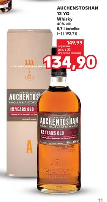 Whisky Auchentoshan 12 YO promocja w Kaufland