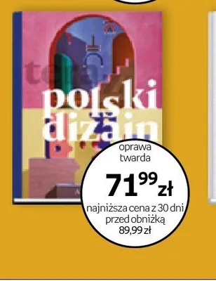 Książka Polski dizajn oprawa twarda promocja w Empik