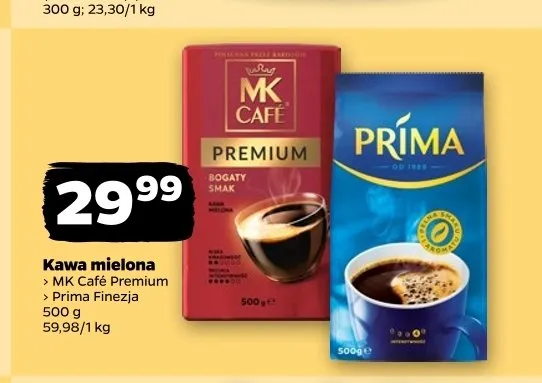 Kawa mielona Prima Finezja promocja w Netto