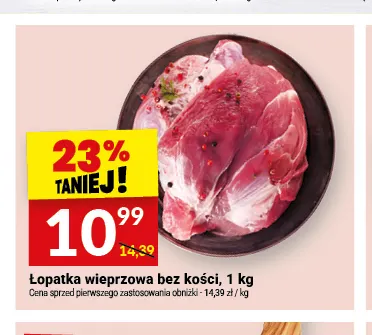 Łopatka wieprzowa bez kości promocja w Twój Market