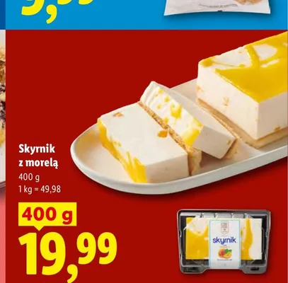 Ciasto Skyrnik z morelą promocja w Lidl
