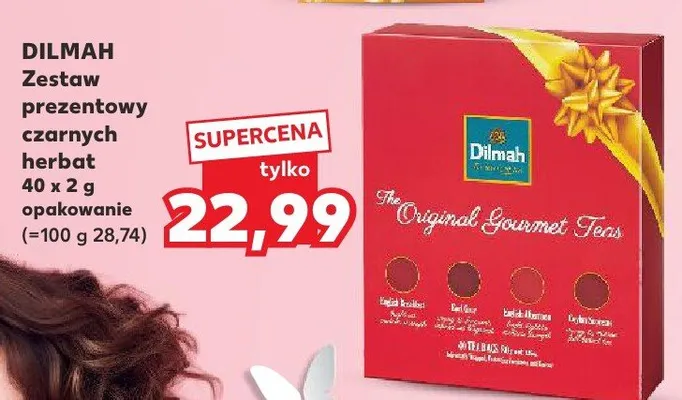 Zestaw prezentowy czarnych herbat promocja w Kaufland