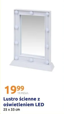 Lustro ścienne z oświetleniem LED promocja w Action