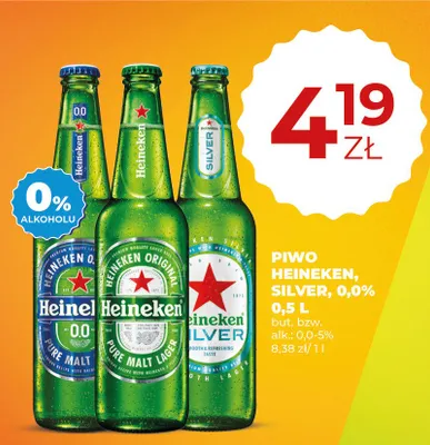 Piwo Heineken Silver promocja w Duży Ben