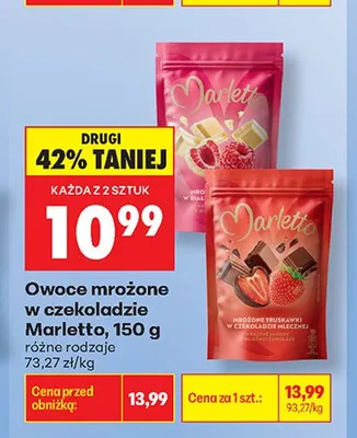 Maliny w czekoladzie Marletto promocja w Biedronka
