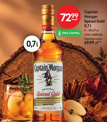 Captain Morgan Spiced Gold promocja w Żabka