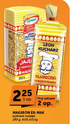 Makaron Jajeczny Tradycyjny Krajanka Ek-Mak Leon Kucharz promocja w ABC