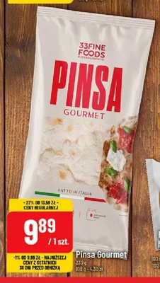 Pinsa Gourmet 33 Fine Foods promocja w POLOmarket