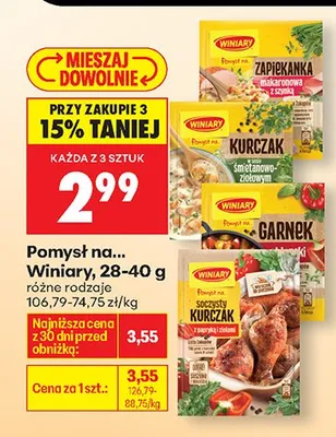 Pomysł na... Zapikanka makaronowa z szynką promocja w Biedronka