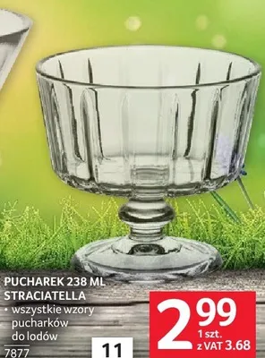 Pucharek 238 ml Stragiatella wszystkie wzory pucharków do lodów promocja w Selgros