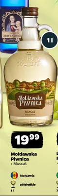 Wino Mołdawska Piwnica Muscat promocja w Netto