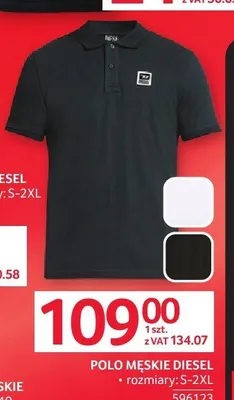 Polo męskie DIESEL promocja w Selgros