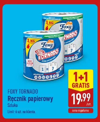 Ręcznik papierowy Foxy Tornado promocja w Aldi