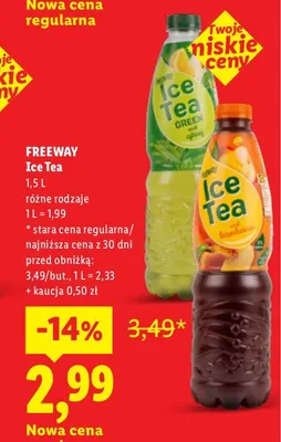 Ice Tea Freeway promocja w Lidl