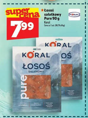 Łosoś sałatkowy Pure promocja w TOPAZ