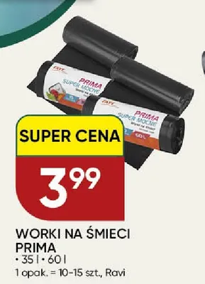 Worki na śmieci Prima 60 l promocja w Chata Polska
