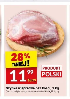 Szynka wieprzowa bez kości promocja w Twój Market