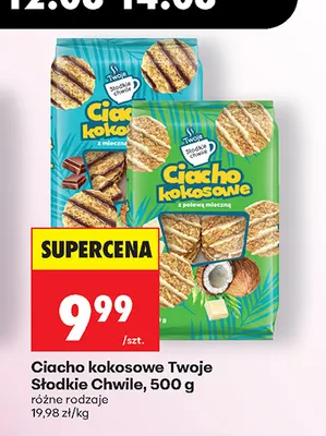 Ciacho kokosowe Twoje Słodkie Chwile promocja w Biedronka