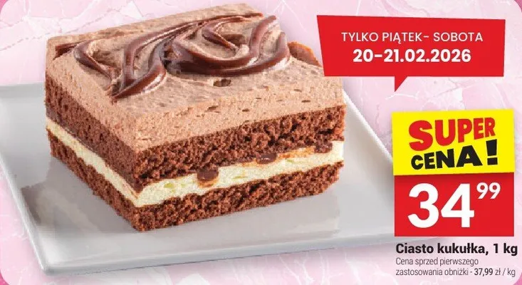 Ciasto kukułka promocja w Twój Market