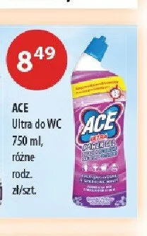 Ultra do WC ACE 750ml promocja w Drogerie Laboo