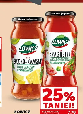 Sos spaghetti Łowicz promocja w Kaufland