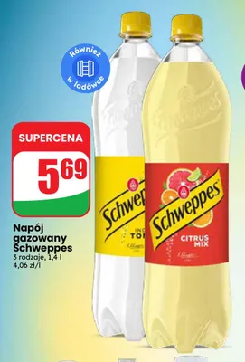 Napój gazowany Schweppes Citrus Mix promocja w Dino