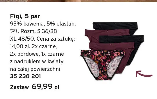 Figi 5-pak promocja w Tchibo