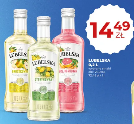 Likier Lubelska Grejpfrutowa promocja w Duży Ben