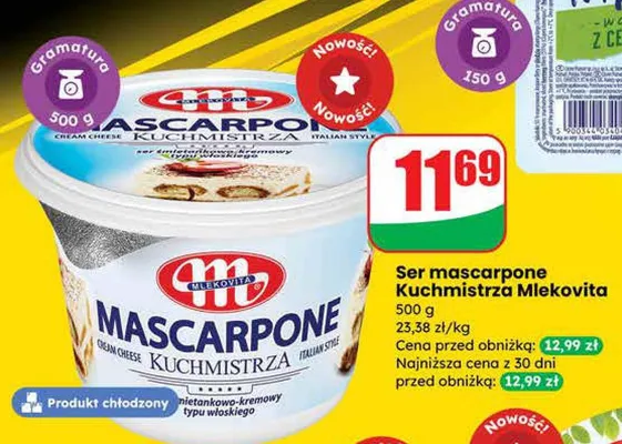 Ser mascarpone Kuchmistrza promocja w Dino