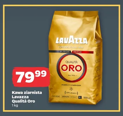 Kawa ziarnista Lavazza Qualità Oro promocja w Netto