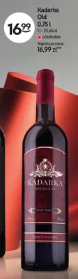 Wino czerwone półsłodkie Kadarka Old promocja w Żabka