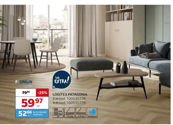 Wykładzina elastyczna Logitex Patagonia promocja w Komfort