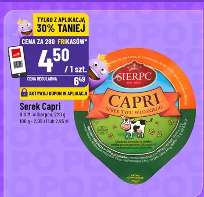 Serek capri promocja w POLOmarket