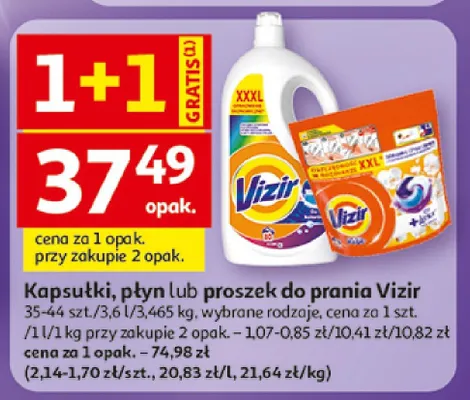 Płyn do prania Vizir promocja w Auchan