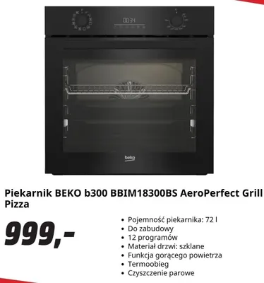 Piekarnik BEKO b300 AeroPerfect promocja w Media Markt