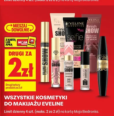 Kosmetyki do makijażu Eveline promocja w Biedronka