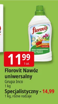 Nawóz uniwersalny Grupa Inco Florovit promocja w Leclerc