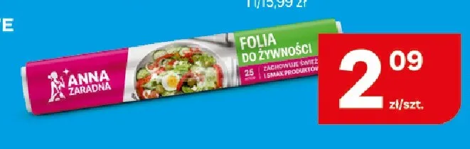 Folia do żywności Anna Zaradna 25 m promocja w Chorten