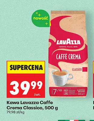 Kawa ziarnista Lavazza Caffe Crema Classico promocja w Biedronka