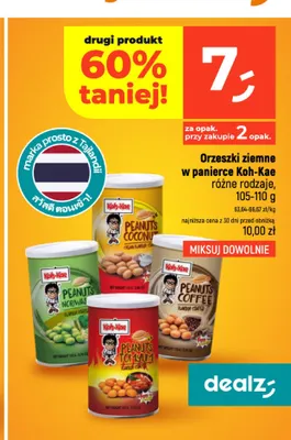 Orzeszki ziemne w panierce Tom Yum Koh-Kae promocja w Dealz