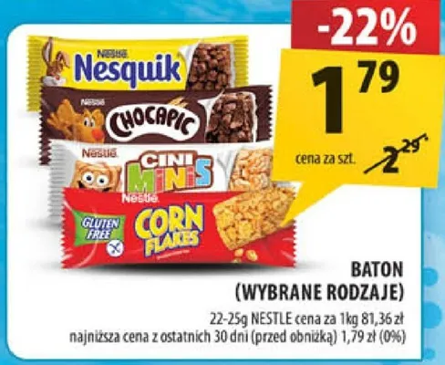 Baton (wybrane rodzaje) promocja w Arhelan