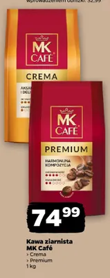 Kawa ziarnista MK Café Premium promocja w Netto