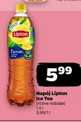 Napój Lipton Ice Tea (różne rodzaje) promocja w Netto