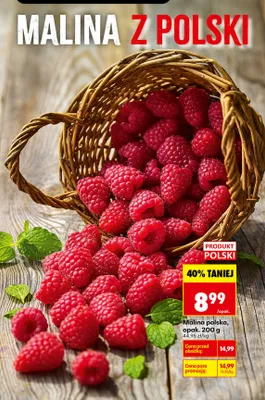 Malina polska promocja w Biedronka