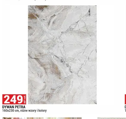 Dywan Petra 160x230 cm promocja w Merkury Market