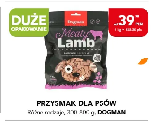 Przysmak dla psów Dogman promocja w Aquael zoo