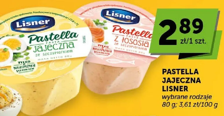 Pastella jajeczna ze szczypiorkiem promocja w Groszek