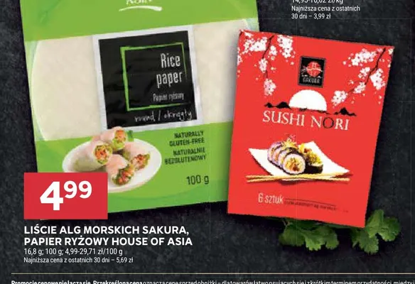 Liście alg morskich Sakura promocja w Stokrotka